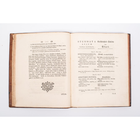 KLEIN Jacob, Stemmata avium quadraginta tabulis aeineis ornata, Lipsiae 1759