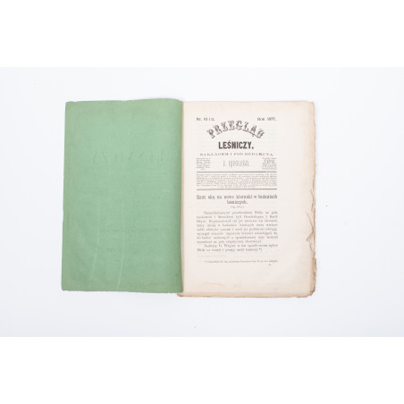 PRZEGLĄD LEŚNICZY. Czasopismo miesięczne nakładem i pod red. J. Rivolego. Nr 10-11, 1877