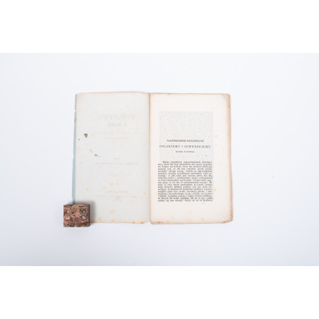 OSTROROG J. hr., Myślistwo z ogary. Wyd. Kazimierz Turowski, Kraków 1859