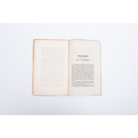 OSTROROG J. hr., Myślistwo z ogary. Wyd. Kazimierz Turowski, Kraków 1859