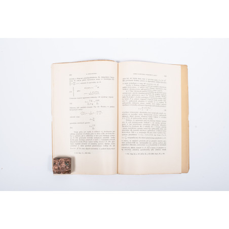 SMOLUCHOWSKI M., Teorya kinetyczna opalescencyi gazów w stanie krytycznym, Kraków 1907-1908