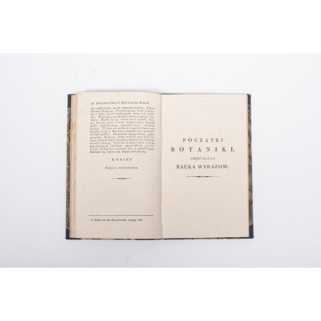 JUNDZIŁŁ S.B., Początki botaniki. Wydanie drugie, Wilno 1818