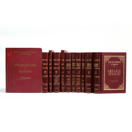 OKÓLNIK RYBACKI. ORGAN KRAJOWEGO TOWARZYSTWA RYBACKIEGO W KRAKOWIE [ichthyology, flyfishing, river protection], R.  1879-1927