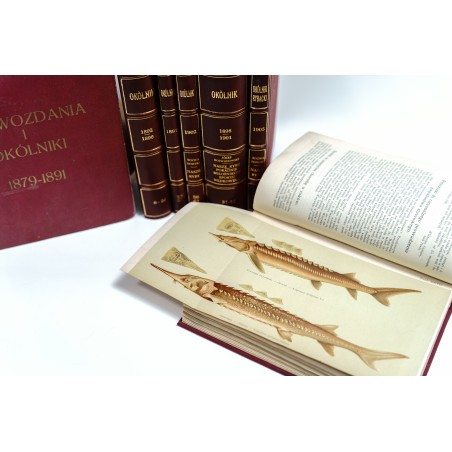 OKÓLNIK RYBACKI. ORGAN KRAJOWEGO TOWARZYSTWA RYBACKIEGO W KRAKOWIE [ichthyology, flyfishing, river protection], R.  1879-1927