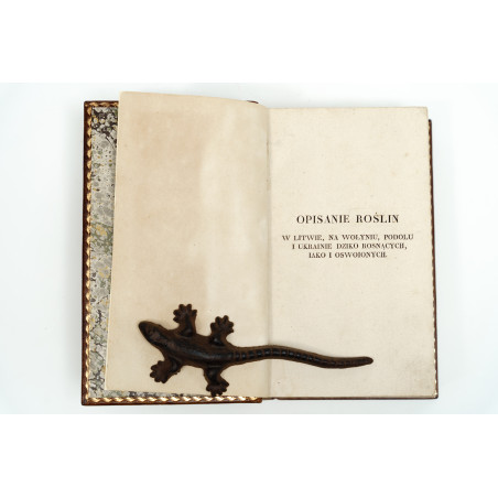JUNDZIŁŁ J., Opis roślin na Litwie, na Wołyniu, Podolu i Ukrainie dziko rosnących, Wilno  1830