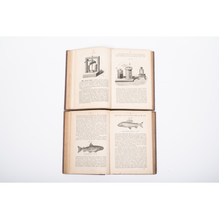 SCHOEDLER F., Księga przyrody ... wykład fizyki, astronomii, chemii, botaniki, zoologii, Warszawa 1871-1874