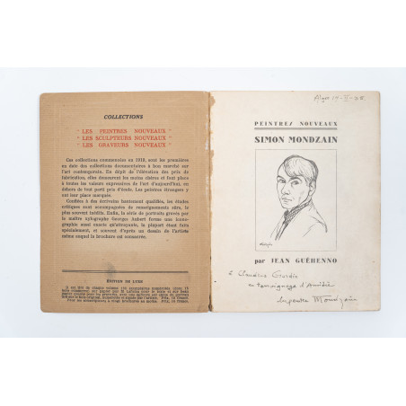GUÉHENNO J., Simon Mondzain, [nie przed 1929]