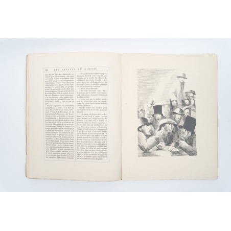 ZANGWILL I., Les enfants du ghetto. Traduction de Pierre Mille. Lithographies de Halicka, Paris 1925