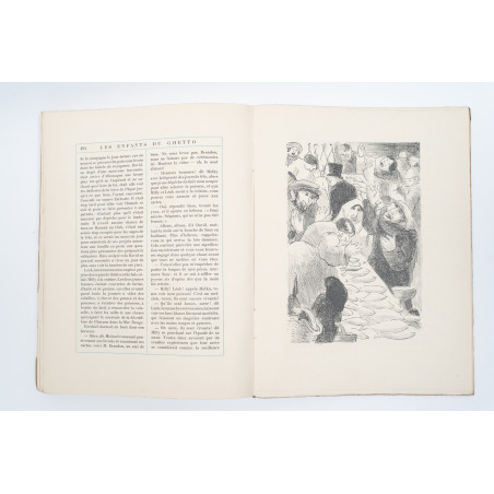 ZANGWILL I., Les enfants du ghetto. Traduction de Pierre Mille. Lithographies de Halicka, Paris 1925