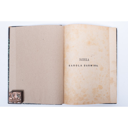 DARWIN K., Zmienność zwierząt i roślin w stanie kultury, Warszawa 1888-1889