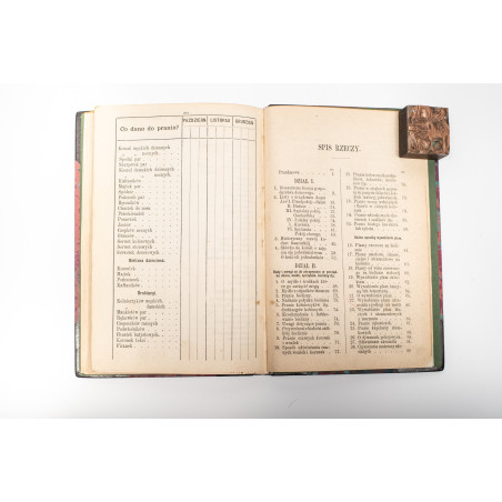 [ĆWIERCZAKIEWICZOWA L.], Poradnik porządku i różnych nowości przez Autorkę 365 Obiadów, Warszawa 1876