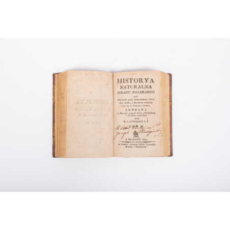 ŁADOWSKI R., Historya naturalna Kraiu Polskiego czyli zbior krótki przez alfabet ułożony. T. I–II, Kraków 1804