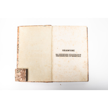 OBJAWIONE TAJEMNICE I PRZEPISY rozmaitych doświadczonych użytków w gospodarstwie wiejskiem, domowem, Warszawa  1844