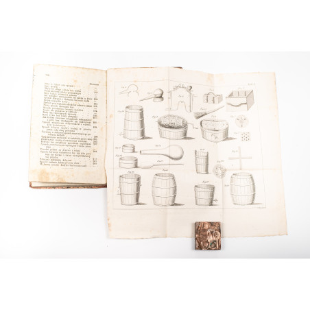 OBJAWIONE TAJEMNICE I PRZEPISY rozmaitych doświadczonych użytków w gospodarstwie wiejskiem, domowem, Warszawa  1844