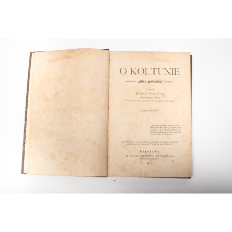 DOBRZYCKI H., O kołtunie pospolicie plica polonica zwanym. Z 24 drzeworytami, Warszawa 1877