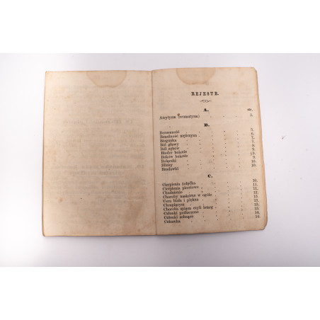 NAJTAŃSZY LEKARZ domowy wraz z przepisem urządzenia apteczki domowej Dra Hufelanda, Lwów 1861