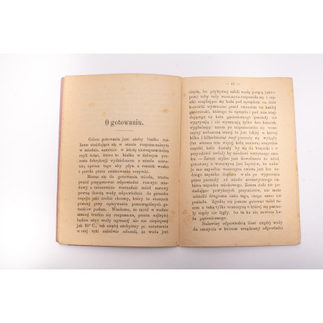 AMBROŻEWICZ J., Najdokładniejszy sposób sycenia różnych gatunków miodów, Warszawa  1891