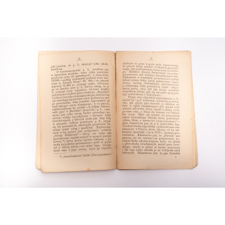 JAKUBOWSKI J., W sprawie pszczelnictwa. Artykuły polemiczne, Warszawa 1886