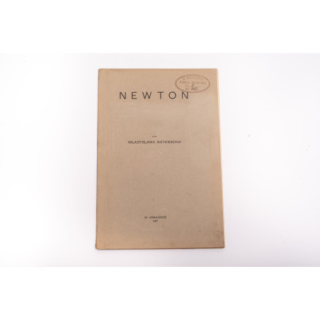 NATANSON W., Newton, Kraków 1927