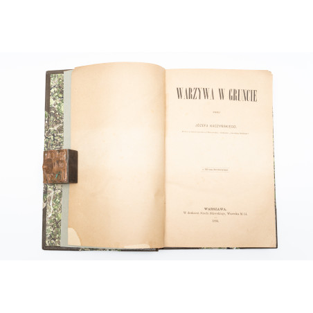 KACZYŃSKI J., Warzywa w gruncie. Z 105-ma drzeworytami, Warszawa 1886