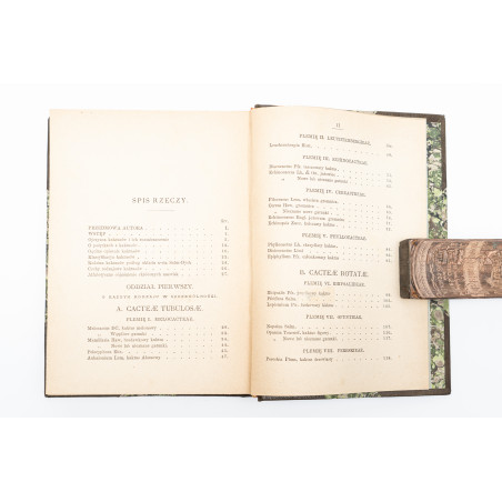 BERGER J., Rodzina kaktusów opisana i w systematycznym porządku przedstawiona, Warszawa  1882