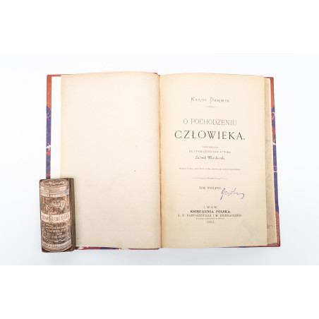 DARWIN K., O pochodzeniu człowieka, Lwów 1884