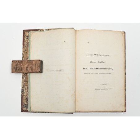 JASIŃSKI W., O leczeniu wodą i innemi środkami naturalnemi. Poradnik domowy, Lwów 1865