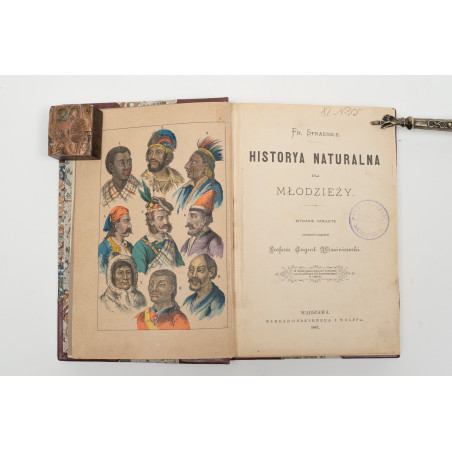 STRAESSLE Fr., Historya naturalna dla młodzieży. Wydanie czwarte, Warszawa 1887