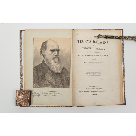 REICHMAN B., Teorya Darwina i hipotezy Haeckela, Warszawa 1873