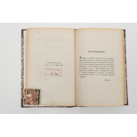 REICHMAN B., Teorya Darwina i hipotezy Haeckela, Warszawa 1873