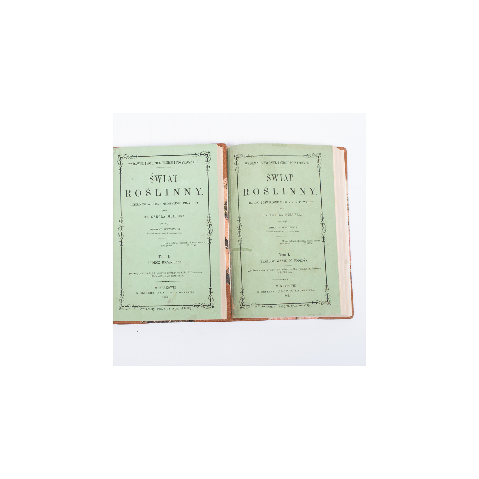 MÜLLER K., Świat roślinny. Dzieło poświęcone miłośnikom przyrody. T. I–II, Kraków 1867