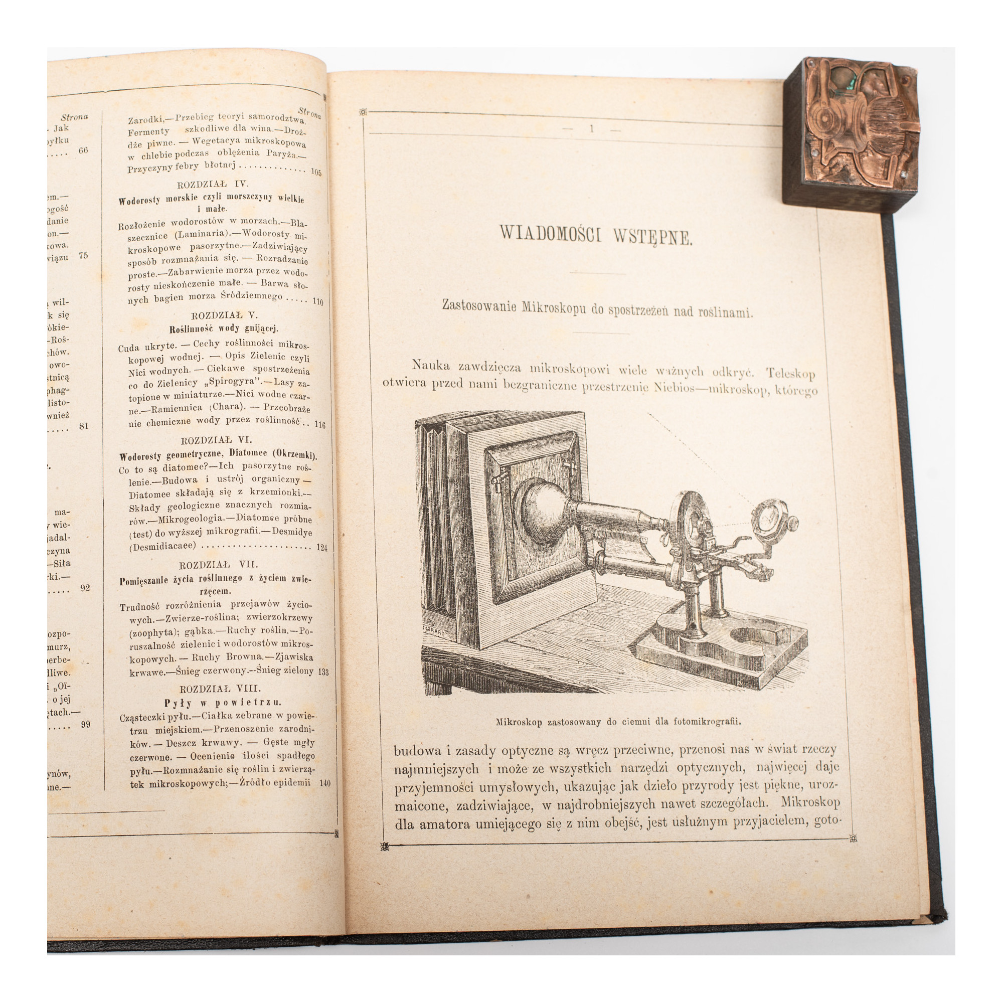 GIRARD J., Rośliny pod mikroskopem, Warszawa 1879