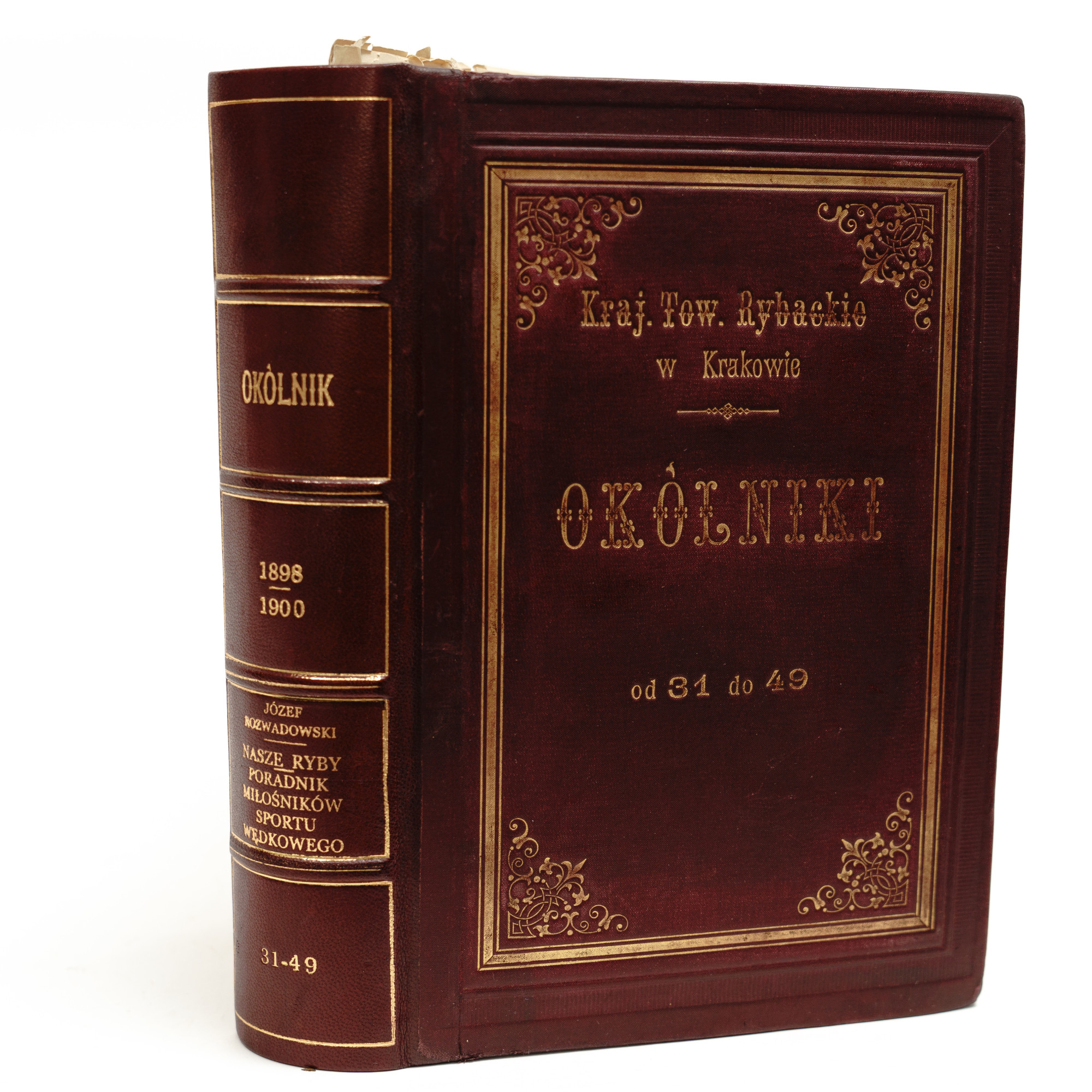 ROZWADOWSKI J., Poradnik dla miłośników sportu wędkowego, "Okólnik". R. 1898-1900