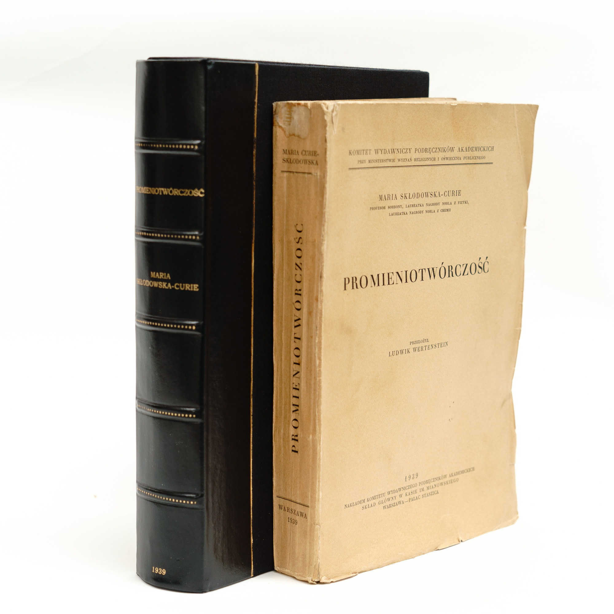 SKŁODOWSKA-CURIE M., Promieniotwórczość, Warszawa 1939