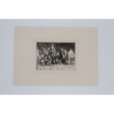 [SCHULZ B.], [akwaforty M. Leszczewskiej–Włodarskiej wg oryginalnych cliche-verre z "Xięgi Bałwochwalczej"], Katowice 1992