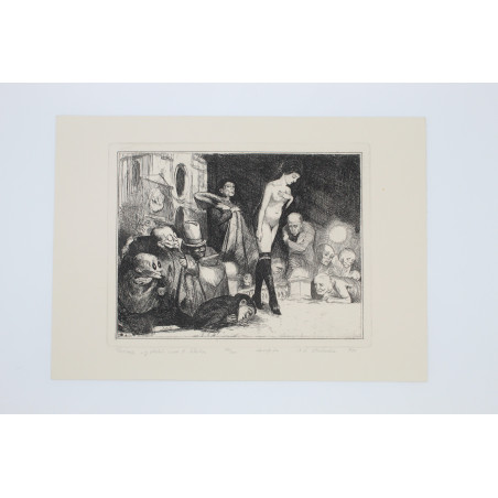 [SCHULZ B.], [akwaforty M. Leszczewskiej–Włodarskiej wg oryginalnych cliche-verre z "Xięgi Bałwochwalczej"], Katowice 1992