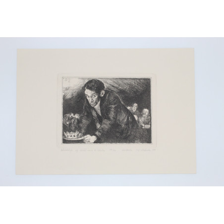 [SCHULZ B.], [akwaforty M. Leszczewskiej–Włodarskiej wg oryginalnych cliche-verre z "Xięgi Bałwochwalczej"], Katowice 1992