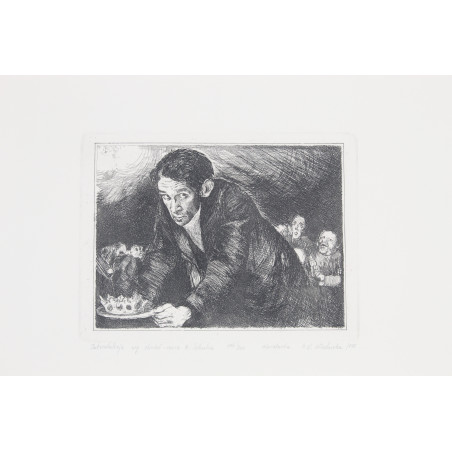 [SCHULZ B.], [akwaforty M. Leszczewskiej–Włodarskiej wg oryginalnych cliche-verre z "Xięgi Bałwochwalczej"], Katowice 1992