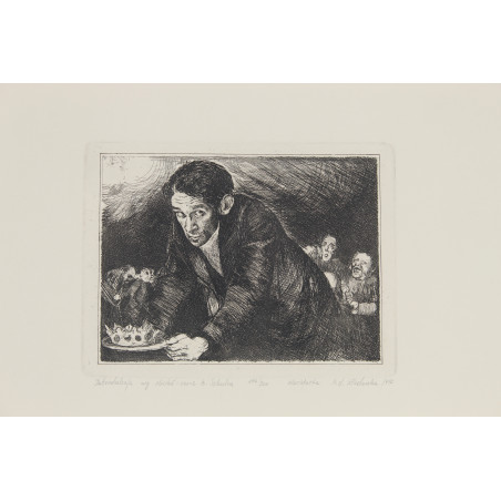 [SCHULZ B.], [akwaforty M. Leszczewskiej–Włodarskiej wg oryginalnych cliche-verre z "Xięgi Bałwochwalczej"], Katowice 1992