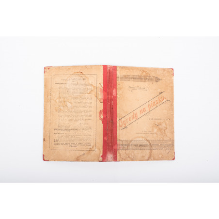 JANKOWSKI E., Ogrody na piasku, z 10 planami ogrodów, Warszawa 1897