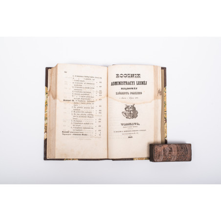 WYDRZYŃSKI K., Przewodnik dla służby leśnej rządowej. T.1, Warszawa 1853