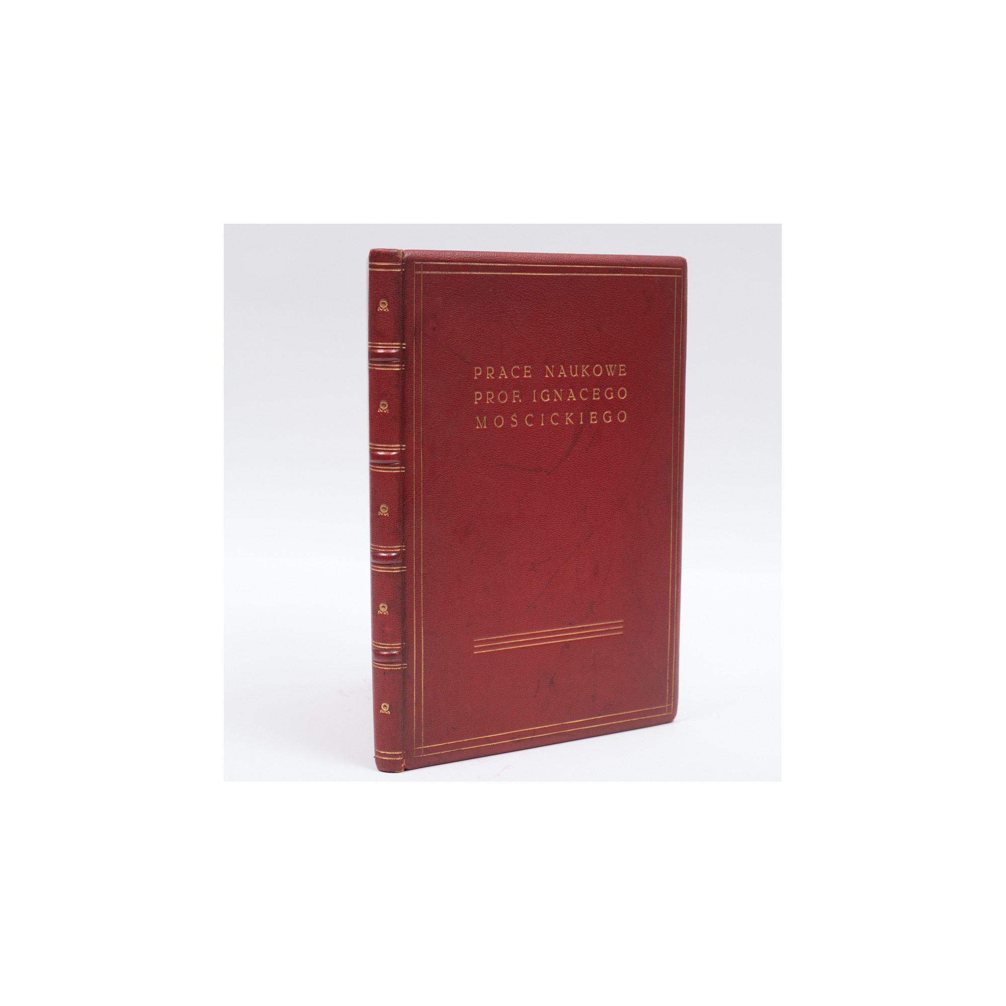 MOŚCICKI I., [artykuły z chemii, 4 egz. z odręczną dedykacją autorską],  1917-1919