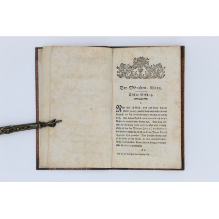 KRASICKI I., Monachomachia, oder der Mönchen-Krieg, Hamburg 1782