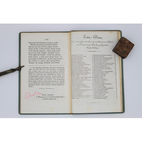 MARCINKOWSKI K. J., Rzeki polskie. Poema, Warszawa 1826