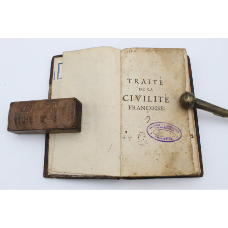 [ZAŁUSKI J.A., Z Biblioteki Załuskich], COURTIN A., Nouveau traité de Civilité, Paris 1695
