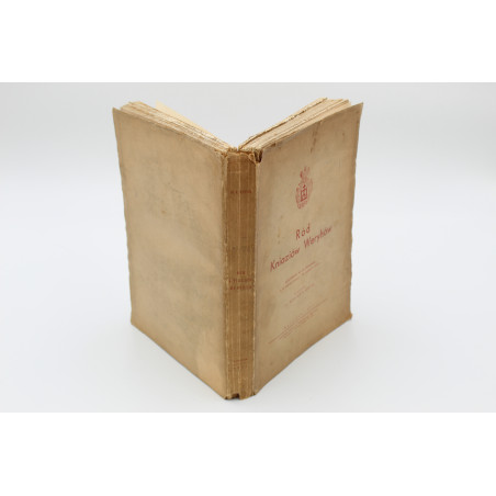 WERYHA A., Ród Kniaziów Weryhów, Warszawa 1937