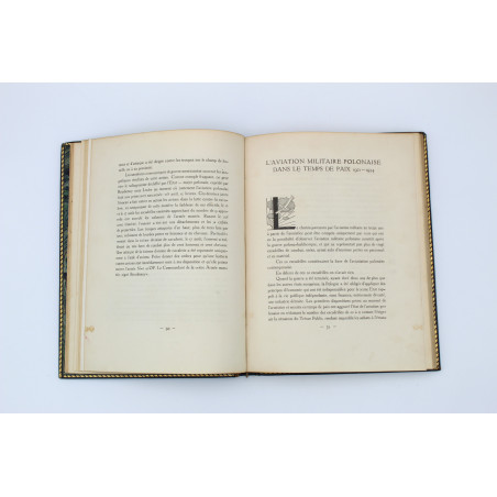 [ZJAWIŃSKI B., Luksusowa oprawa], L'Aeronautique en Pologne, Varsovie 1935