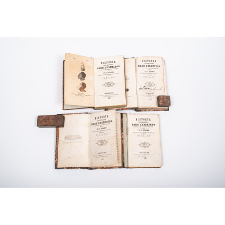 VIREY J.J., Historya naturalna rodu ludzkiego.  Z 10 tablicami kolorowanych rycin. T. I–IV, Warszawa  1843