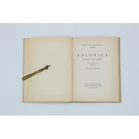 STENEBERG K. E., Polonica - Zbiór obrazów, Stockholm 1943