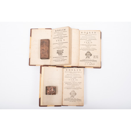 KLUK K., Roślin potrzebnych, pożytecznych, wygodnych, osobliwie kraiowych. T.I–III, Warszawa 1777-1788